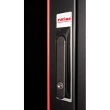 Roline 19-Zoll Netzwerkschrank Pro 42 He, 600x1000 Bxt Glastr Schwarz