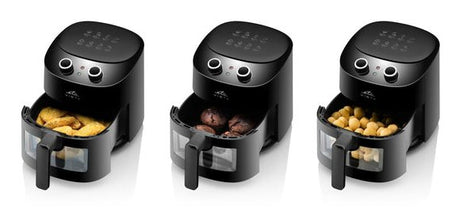 EAN 8590393343706 - Eta Vista Sencillo 4,3 L Independiente 1300 W Freidora de aire caliente Negro imagen 3