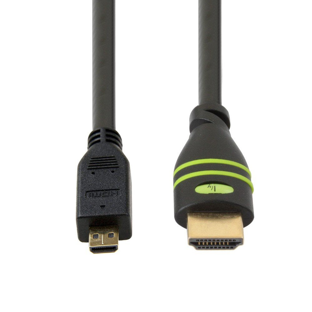Techly 3.0m Hdmi 1.4a/Micro Hdmi D Cable Hdmi 3 M Hdmi Tipo A (Estándar) Hdmi Tipo D (Micro) Negro