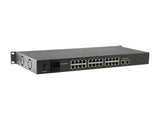 Levelone Switch 24x Fe Fgp-2601 2xge        19" 150w 24xpoe