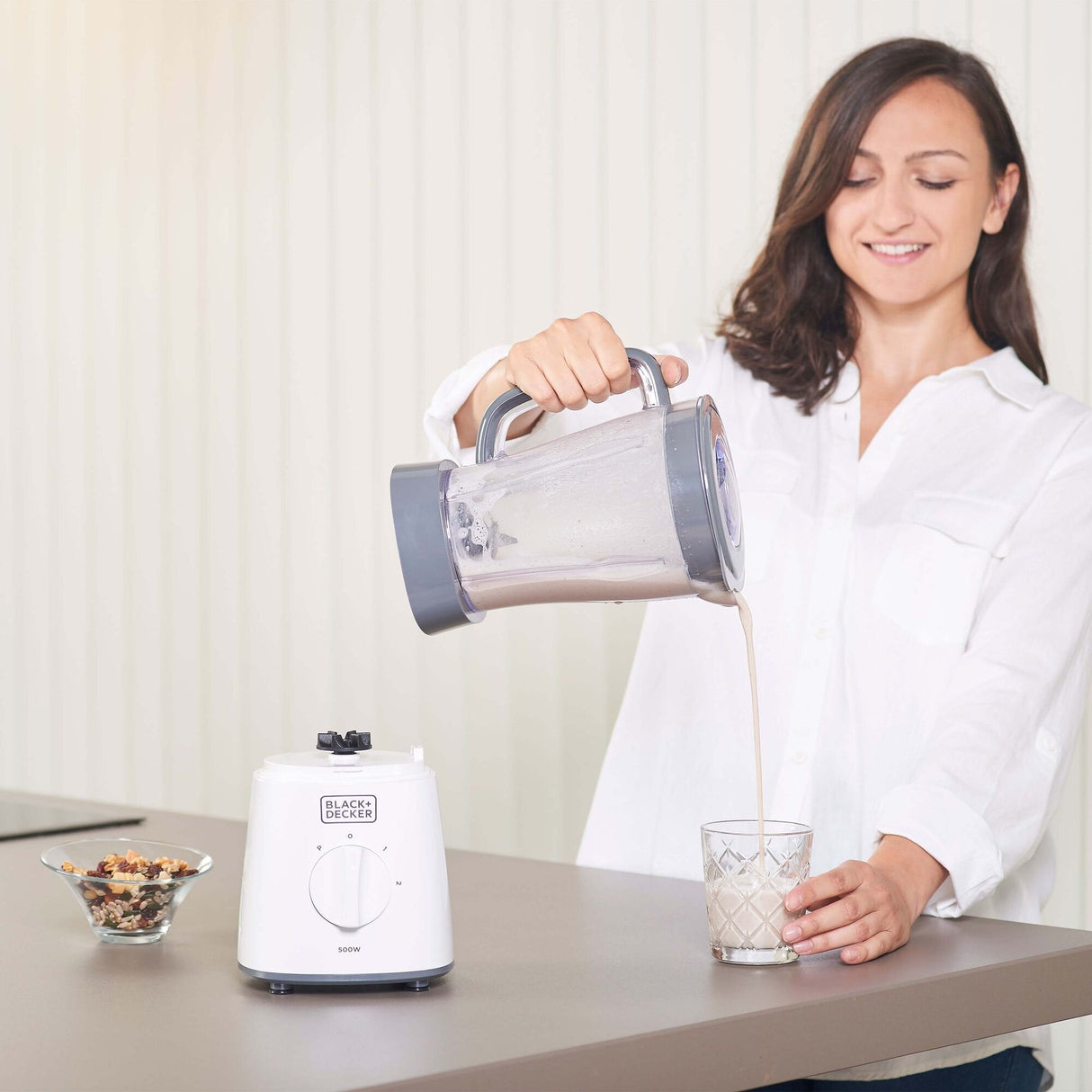 Batidora De Baso  Black+Decker Bxjb500e 1,5 L 500 W