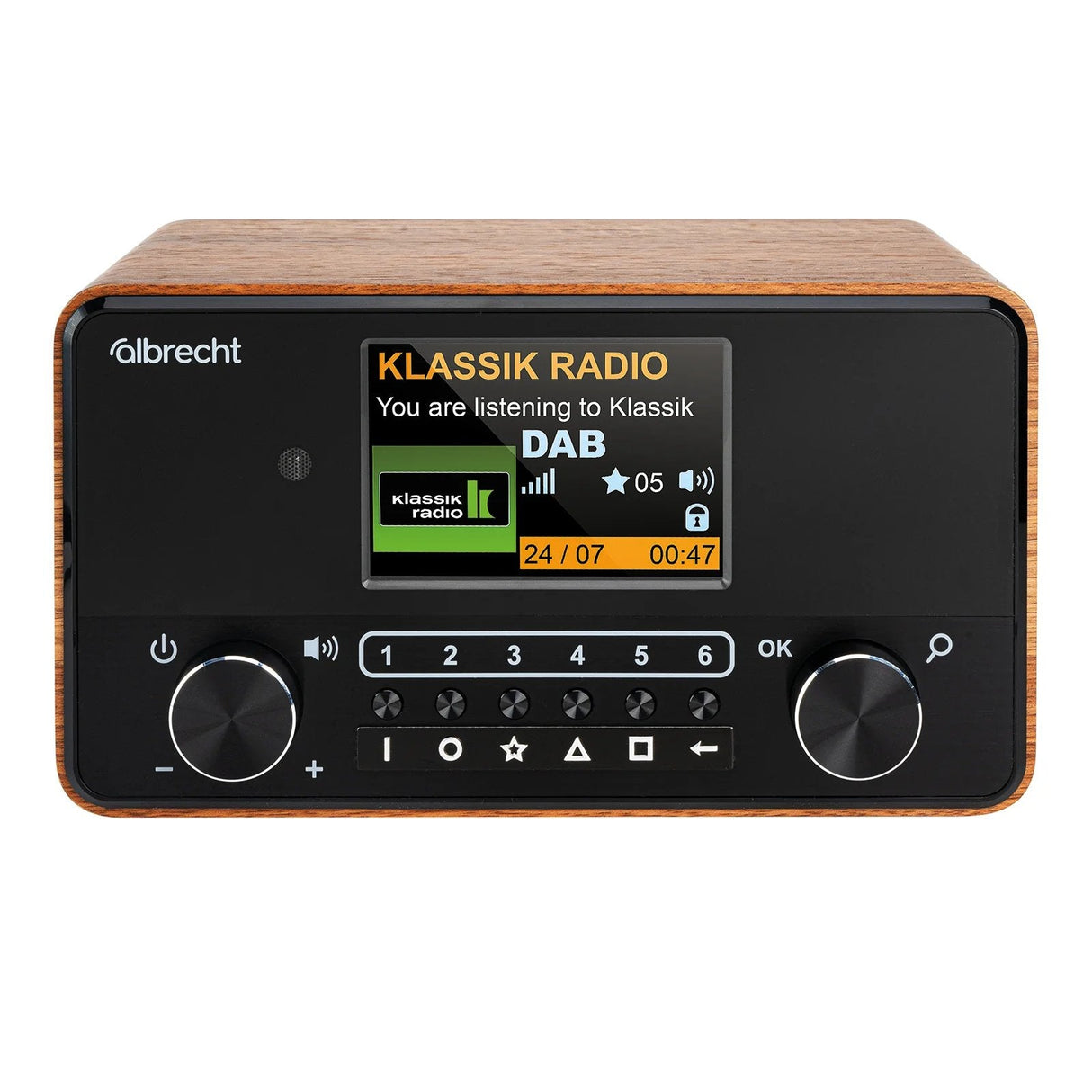 EAN 4032661278661 - Albrecht DR 866 Portátil Digital Negro, Madera imagen 2