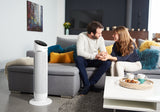 Calefactor  Rowenta Silent Comfort Hq8120 Eléctrico Interior Plata 2400 W Ventilador Eléctrico