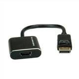 EAN 7611990148738 - ROLINE 12.03.3164 adaptador de cable de vídeo 0,15 m DisplayPort HDMI tipo A (Estándar) Negro imagen 4