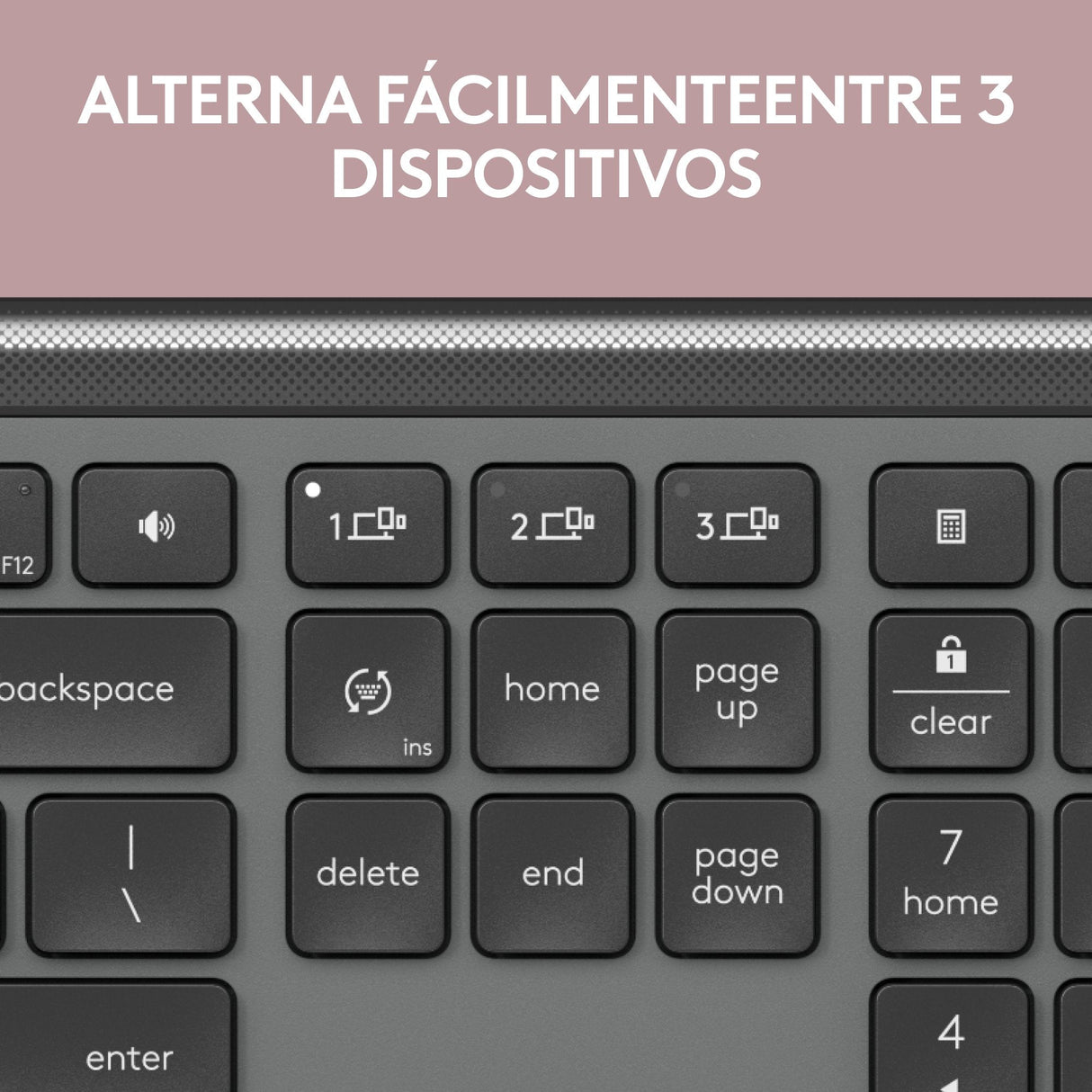 Teclado Español + Raton Logitech Mk950 Inalambrico 920-012486