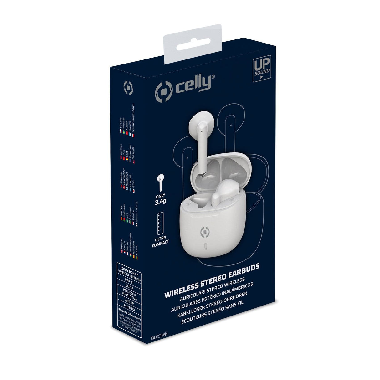 EAN 8021735200628 - Celly BUZ2 Auriculares True Wireless Stereo (TWS) Dentro de oído Llamadas/Música USB Tipo C Bluetooth Bla imagen 3