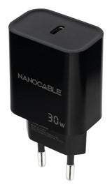 Cargador Usb-C Pd 30w Negro