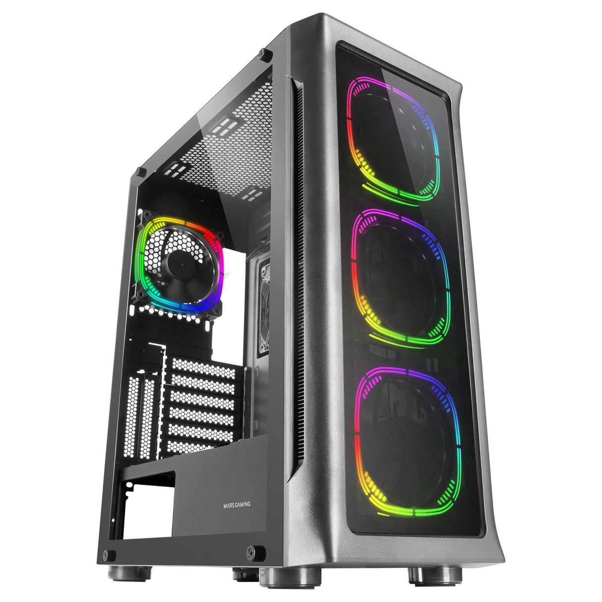 Caja Gaming Torre Mars Gaming Mc-Neo Negra
