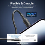 Vention Usb 2.0 Usb-C M-M 3a Cacabl Ble 0.25m Black Pvc