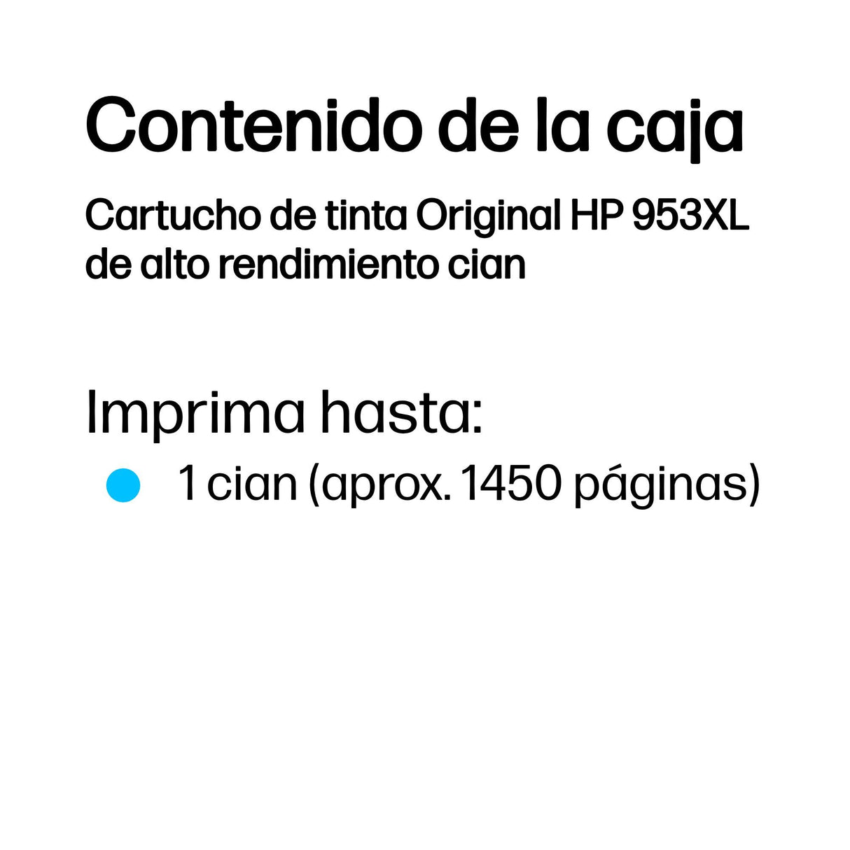 EAN 0199764693501 - HP 953XL High Yield Cyan Original Ink Cartridge cartucho de tinta 1 pieza(s) imagen 3