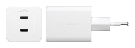 EAN 5715685027574 - PanzerGlass empower™ by ® Turbo 45W Charger incl. 2 x USB-C | EU Plug | Silver White Smartphone Blanco Co imagen 5