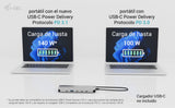 EAN 8595611707407 - i-tec Metal C31NANOTRIPLEDOCKPD Alámbrico USB 3.2 Gen 1 (3.1 Gen 1) Type-C Gris imagen 11