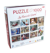Puzzle 1000 Elementów Rodzina Pluszowych Misiów