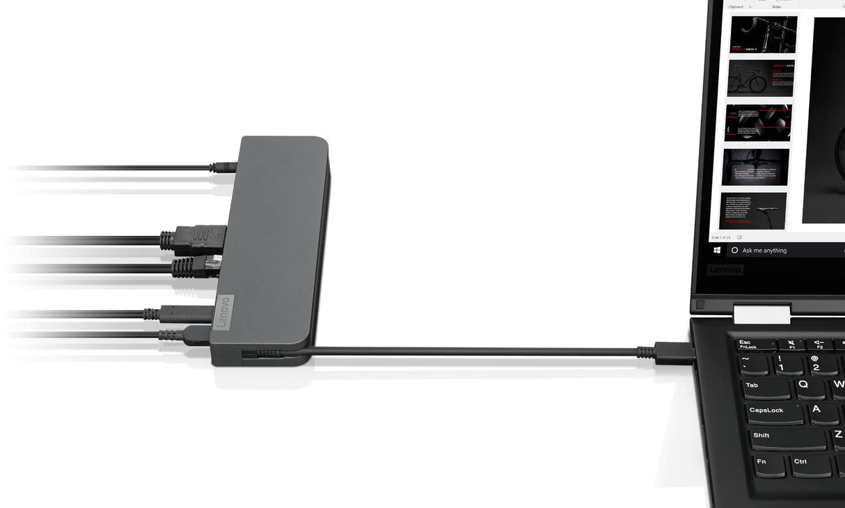 EAN 0193386926023 - Lenovo 40AU0065UK base para portátil y replicador de puertos Alámbrico USB 3.2 Gen 1 (3.1 Gen 1) Type-C N imagen 3