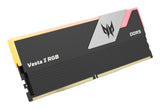 Acer Predator Vesta2  Ddr5 32g Cl34 Black Rgb 16x2 6000