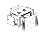 EAN 745604519960 - Phasak PHO 2112D armario rack Bastidor de pared Negro imagen 5