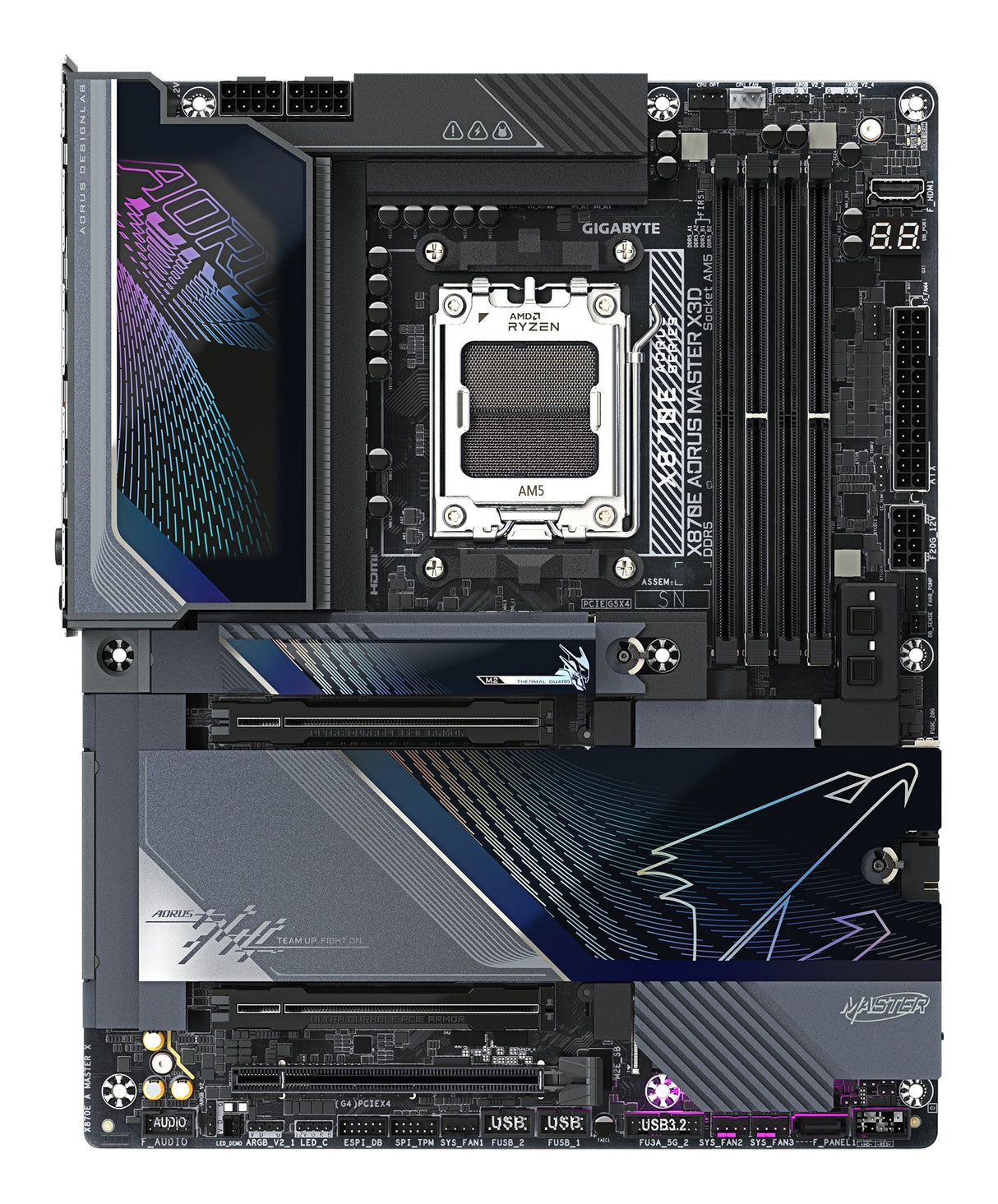 Gigabyte X870e Aorus Mamer X3d X870,Am5,Atx,Ddr5