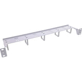 Inline® 19" Cable Management Panel, 5 Plastic Brackets Horizontal, Ral7035 Gris