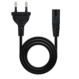 Nanocable Cable De Alimentacion Forma 8 Cee7/16 Macho A C7 Hembra 1.50m - Negro