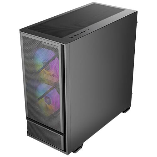 Caja  Pc  Antec P30 Argb Mid-Tower Atx 2xvent 140mm + 3xvent 120mm Pwm Negra