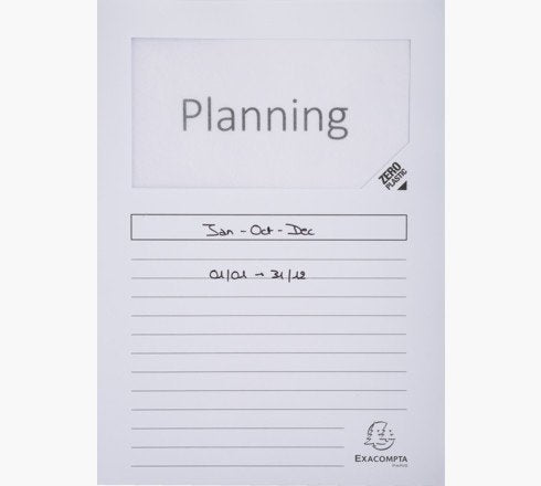 Exacompta Subcarpeta A4 Forever Con Ventana Blanco -100u-