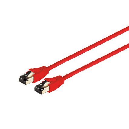 S-Impuls Cable De Red Cat 8.1 F Ftp Lszh Rojo 1m