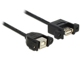 Delock Cable Usb 2.0 Typ-B Buchse Zum Einbau > Usb 2.0 Typ-A Buchse Zum Einbau 1 M