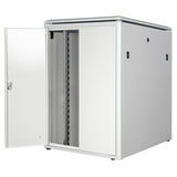 Roline 19-Zoll Netzwerkschrank Pro 22 He, 800x800 Bxt Glastr Grau
