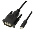 EAN 4052792050370 - LogiLink UA0332 adaptador de cable de vídeo 3 m USB Tipo C DVI-D Negro imagen 1
