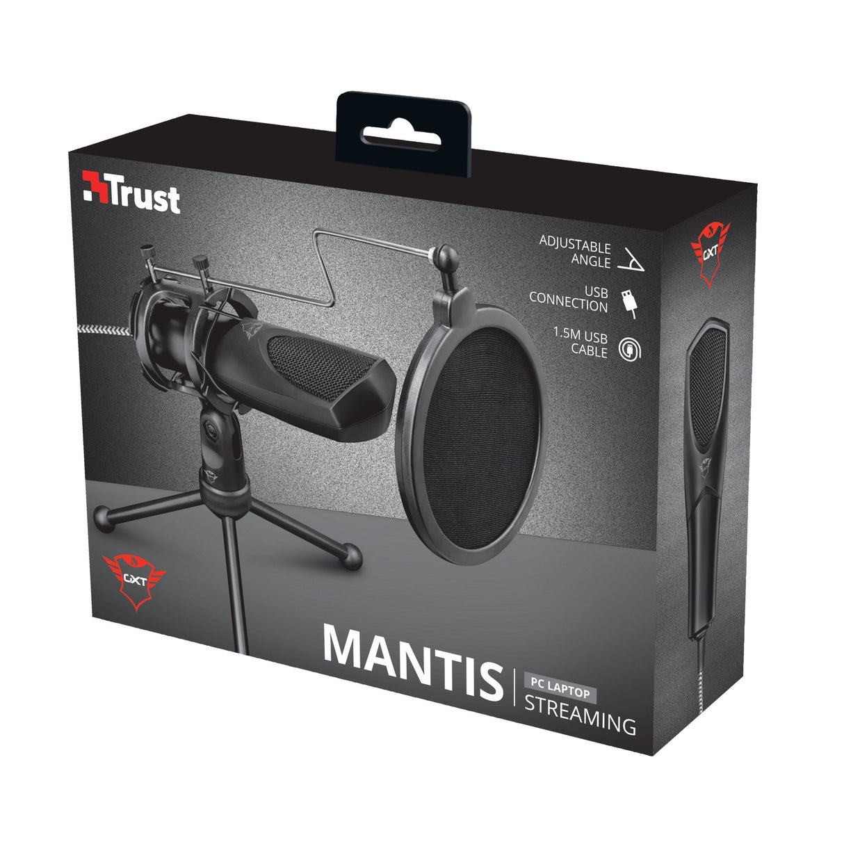 Trust Gaming Microfono Usb Gxt 232 Mantis Negro 22656