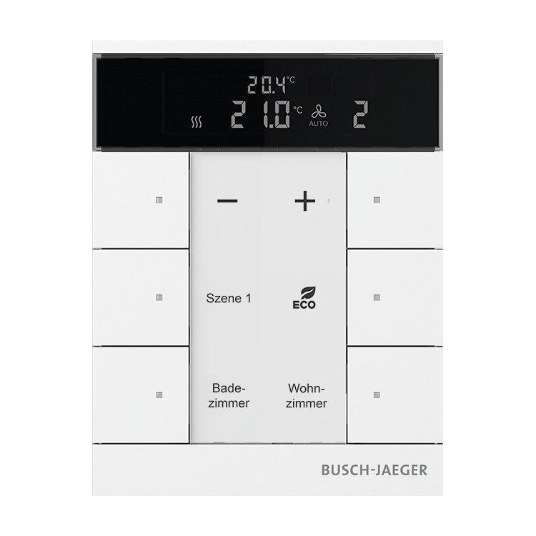 Busch Jaeger Regulador De Temperatura Ambiente 6x Blanco Sbr-F-6.0.11-84 2cka006220a0888