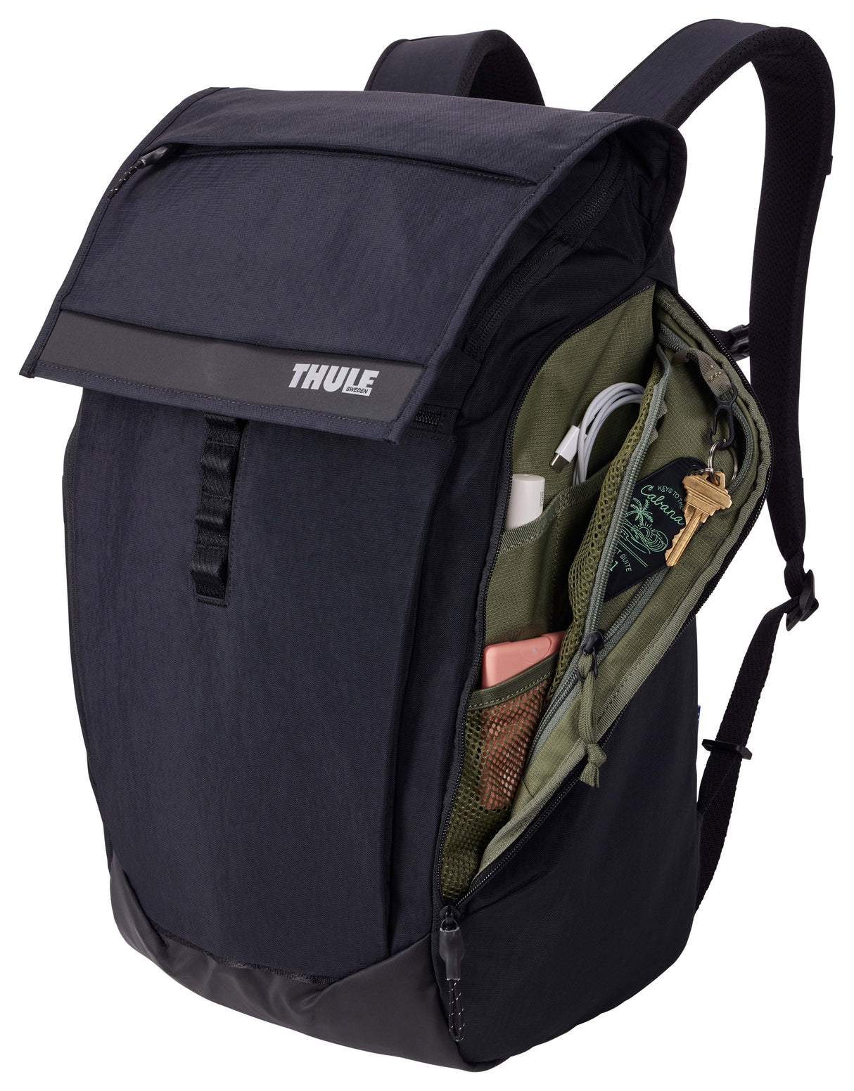 Mochila Thule Paramount Parabp3216 Black  Informal Negro Nylon, Poliéster