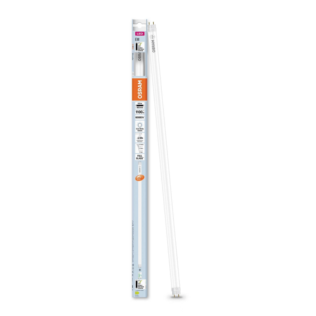 Osram Performance Class Tube T8 Frosted 18 Non-Dim 6,8w 840 G13