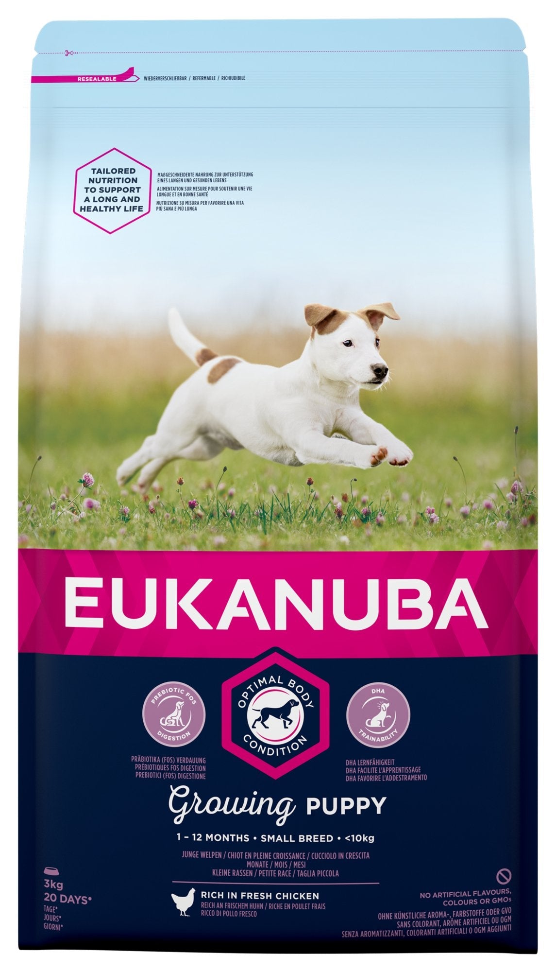 Eukanuba Cachorro En Cultivo Raza Pequeña 3kg