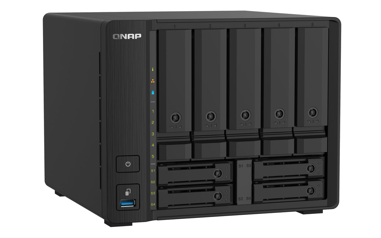 Nas Qnap  Ts-932px-4g 9 Bay 4gb Ddr3l Sodimm Sfp+ 2xrj45