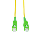Cable De Fibra Óptica Para Router 10m -Ø2 Mm Latiguillo Monomodo Ftth - 9/125 Os2 - Sc/Apc-Sc/Apc Simplex - Compatible