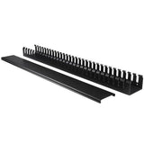 Startech.Com Gestor Organizador Vertical De Cableado Con Lengüetas - 0u - 91cm
