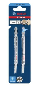 Bosch Professional Hoja De Sierra De Calar Expert T 308 Bf 'Hardwood 2-Side Clean' 2 Piezas