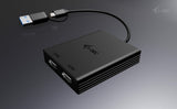 EAN 8595611706851 - i-tec CADUAL4KDP adaptador de cable de vídeo 0,27 m USB Type-A/USB Type-C 2 x DisplayPort Negro imagen 4
