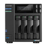 Servidor Nas Asustor Lockerstor As6704t 4 Bahias 3.5   4 X M.2 Nvme Celeron N5105  Quad Jasper Lake 2.0ghz 4gb 2x2.5gbe  Pciex1 Hdmi  Raid 0,1 Jbod S