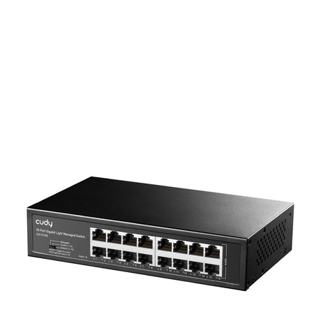 EAN 6971690794033 - Cudy 16-Port Gigabit Easy-Managed Switch, GS1016E 1.0 Gestionado L2 Gigabit Ethernet (10/100/1000) Negro imagen 2