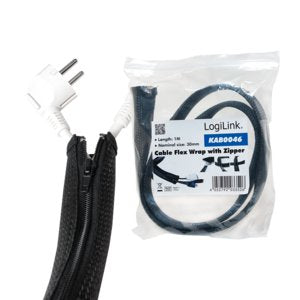 Logilink Kab0046 Protección De Cable Flexible Con Cremallera