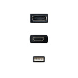Conversor Hdmi A Displayport, Hdmi/M-Dp/H 20cm Neg
