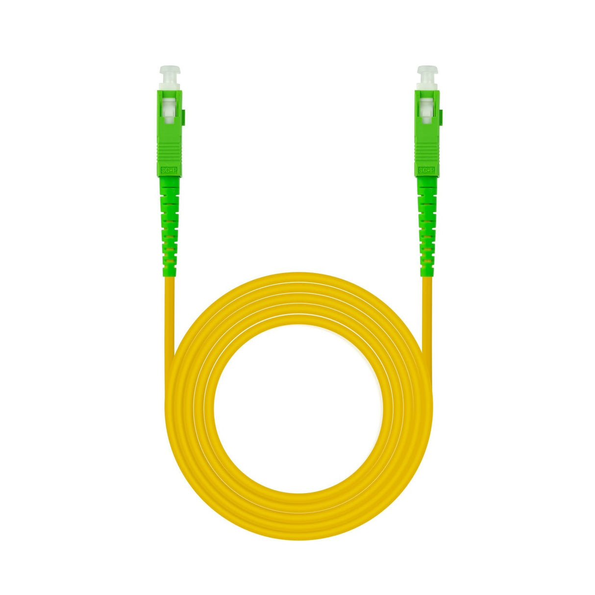 Cable Fibra Sc/Apc-Sc/Apc Monomodo Lszh Amaril.80m