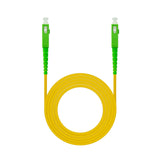 Cable Fibra Sc/Apc-Sc/Apc Monomodo Lszh Amaril.80m