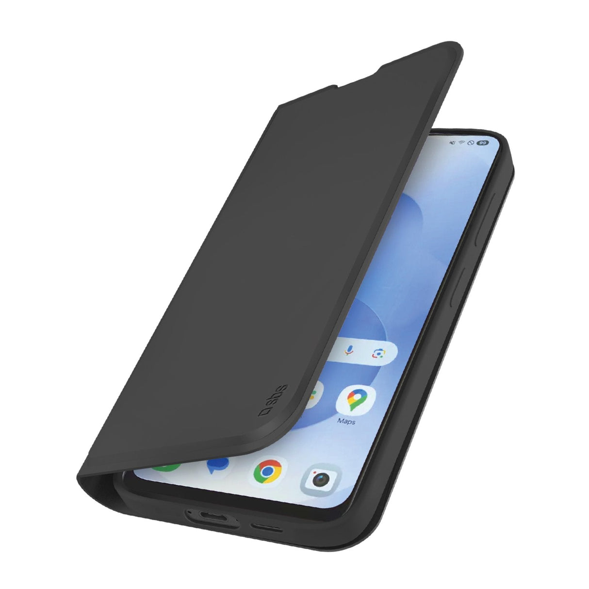 Sbs Wallet Stand Galaxy S25 Fe Schwarz