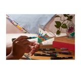 Sharpie Kreativmarker Pinselspitze Acryl Lila Azul Rot 5er