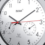 Mebus 19449 Reloj De Pared Reloj De Pared Digital Alrededor Negro, Blanco