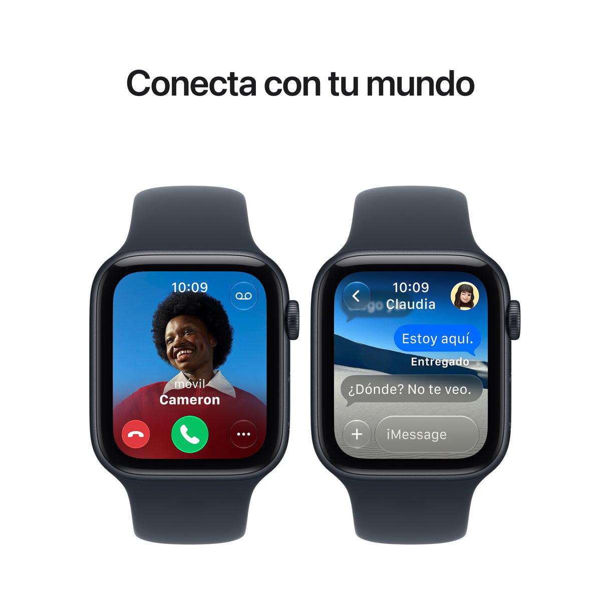 Apple Watch Se3 Gps 44mm Caja De Aluminio Medianoche Correa Deportiva Azul Marino S M