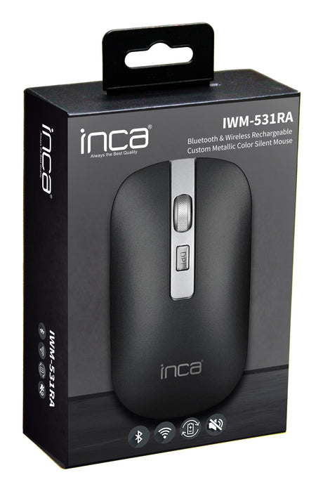 EAN 8681949013935 - Inca IWM-531RA ratón Oficina Ambidextro Bluetooth Óptico 1600 DPI imagen 6